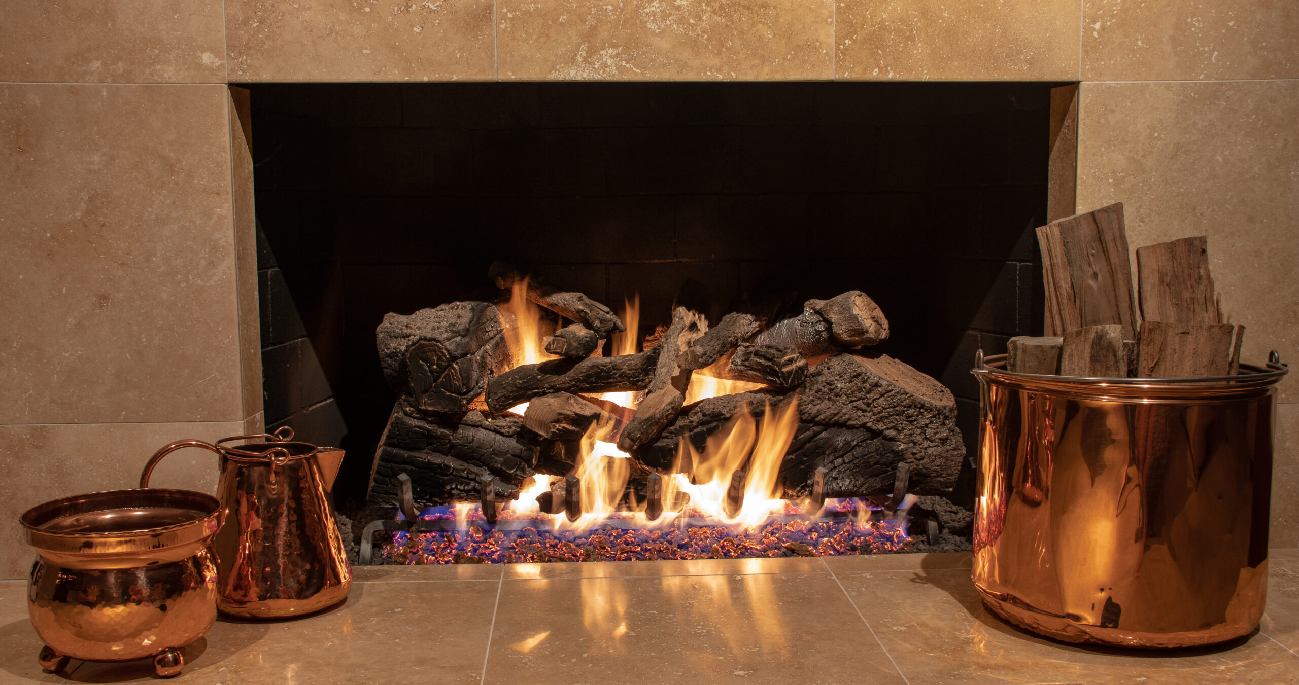 Gas Log fireplaces